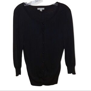 New York and company button front cardigan